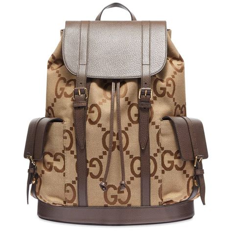 gucci brown jacquard backpack|gucci backpack brownells.